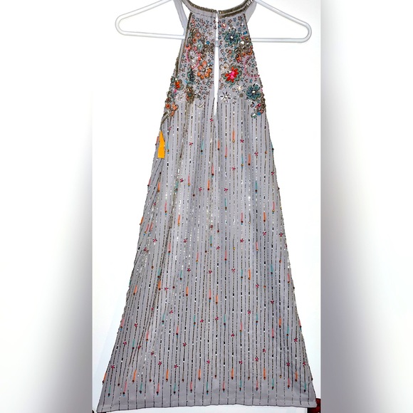 Vintage Cocktail Dress with Beaded Design - Picture 7 of 9